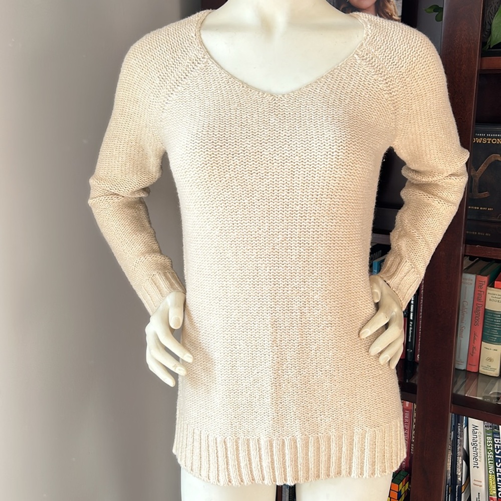 Lauren Ralph Lauren Cream Color Knit Sweater